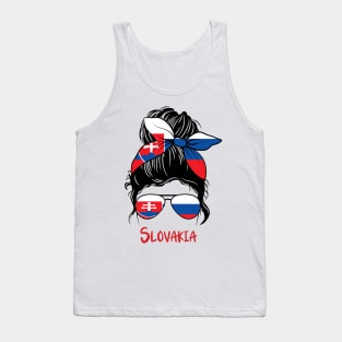 Slovakia girl, Slovakia Flag, Slovakia gift heritage, Slovak girlfriend, Tank Top